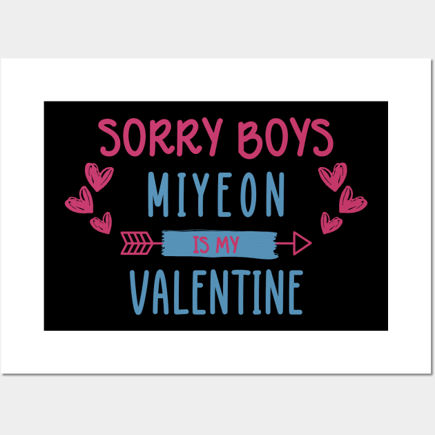 Sorry Boys Miyeon Is My Valentine (G)I-dle Wall Art by wennstore